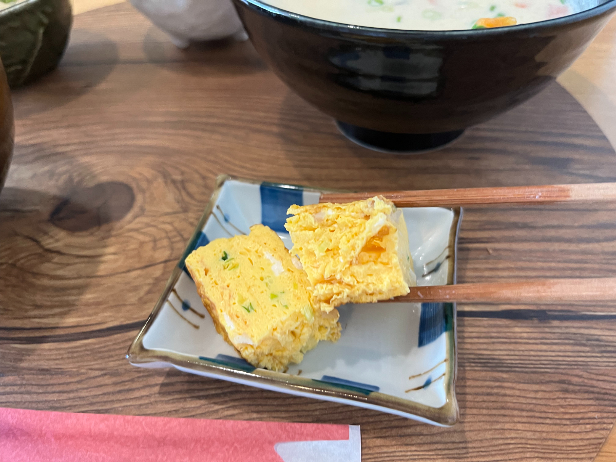 鯛入り玉子焼き
