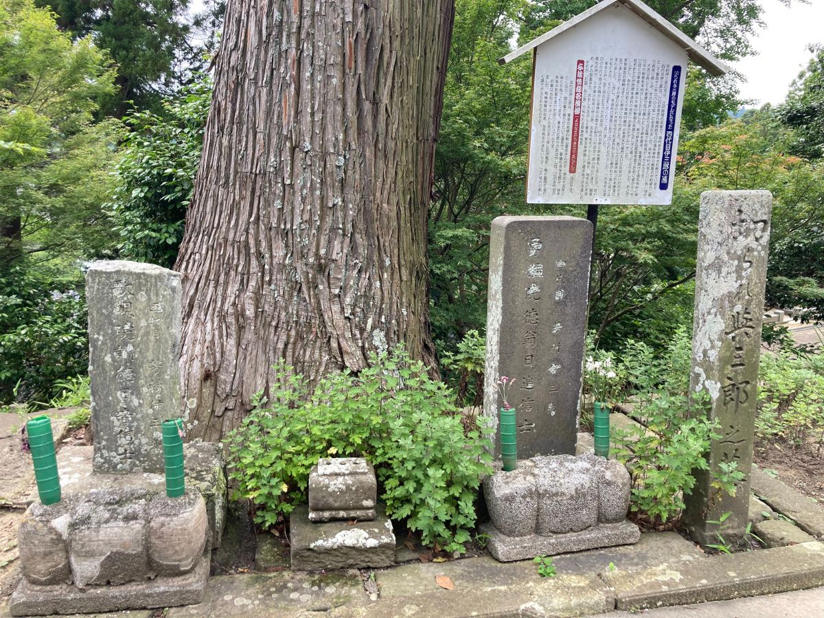 切られ与三郎のお墓
