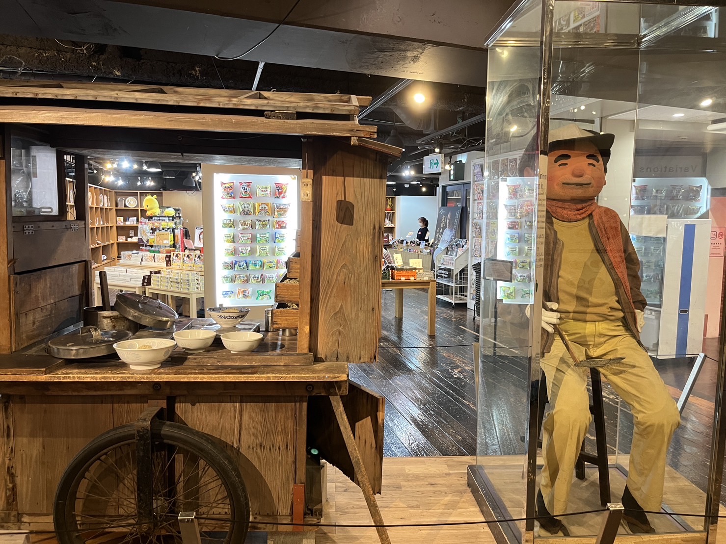 屋台とチャルメラおじさん