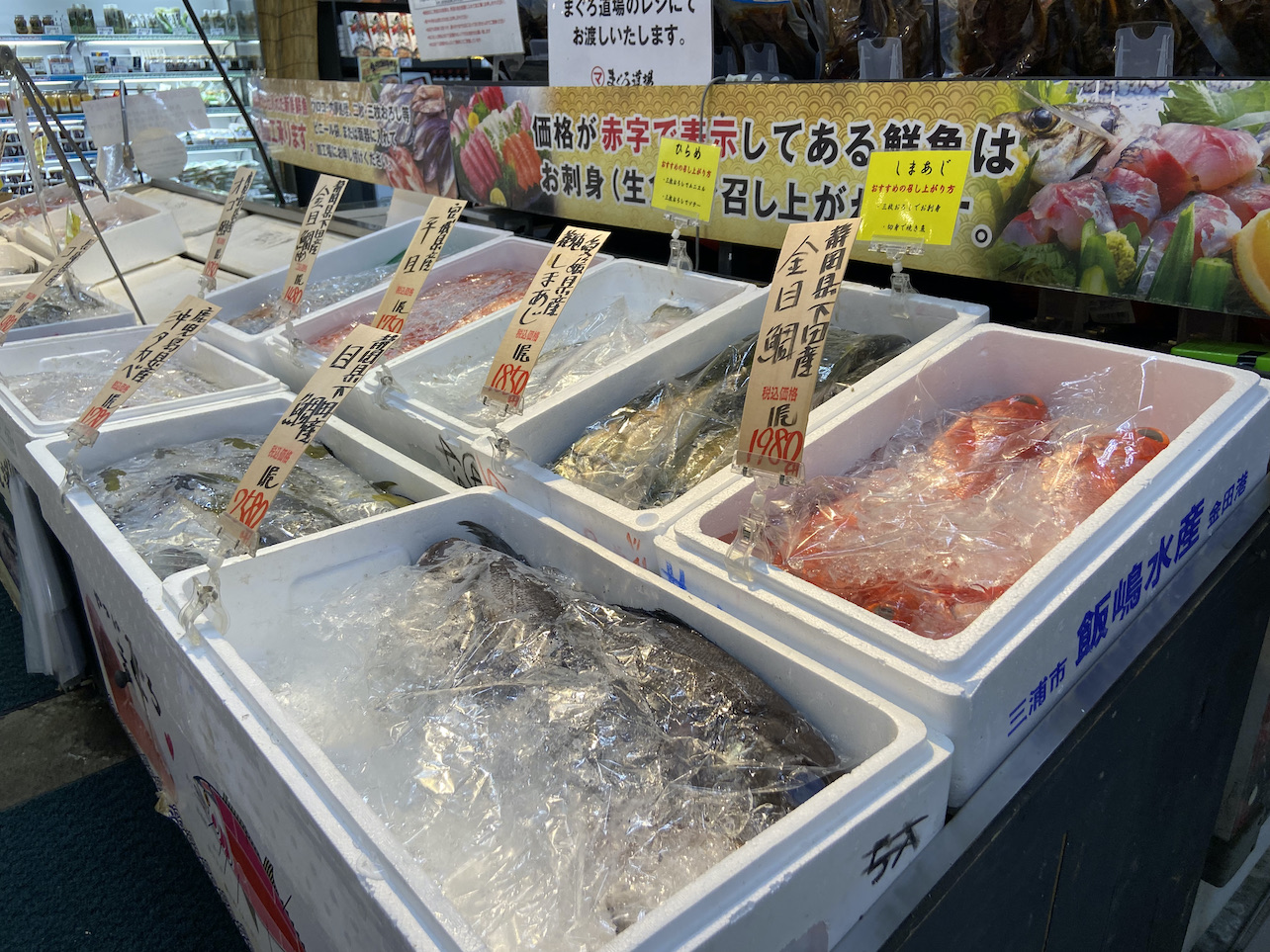 沼津港鮮魚や海産物
