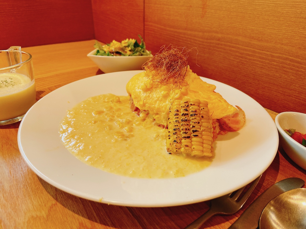 村のコーンポタオムライス