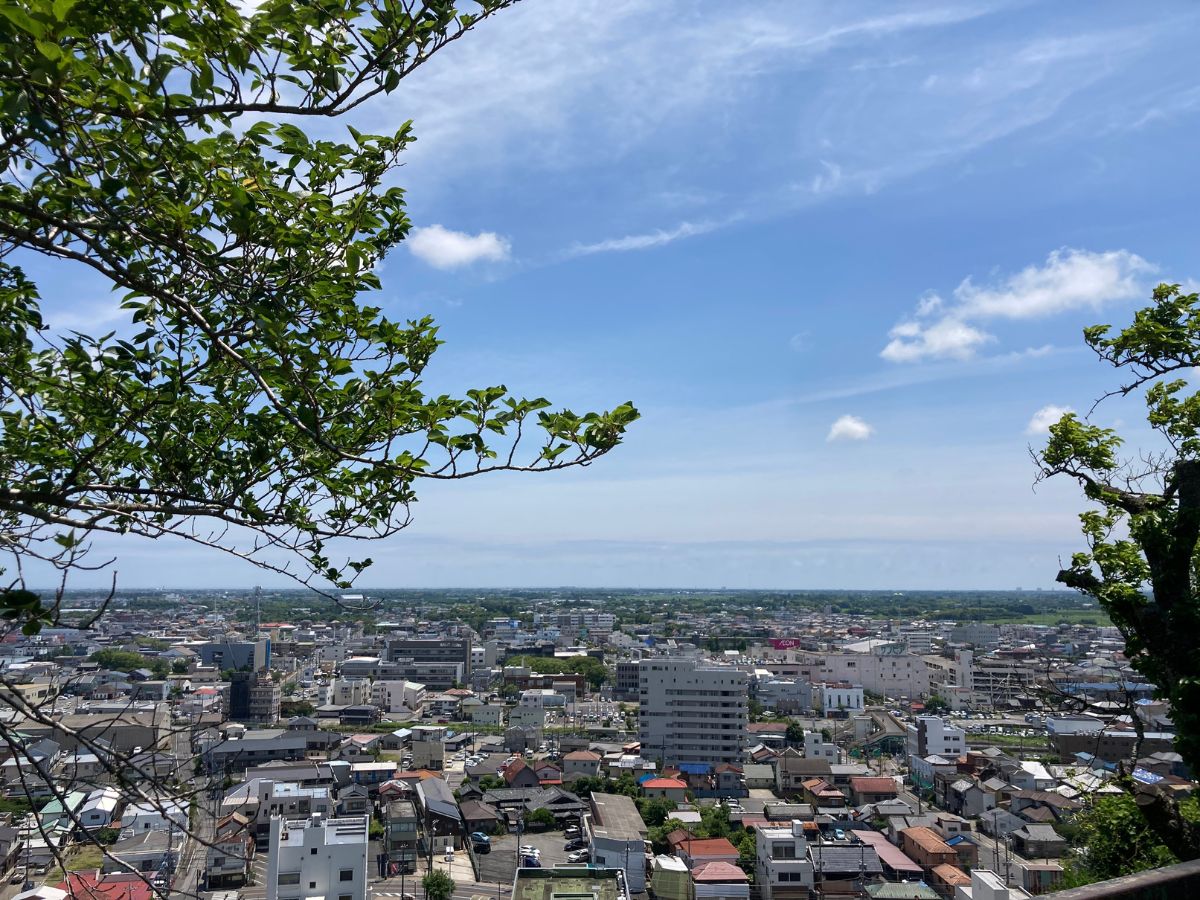 山王台公園の見晴らし