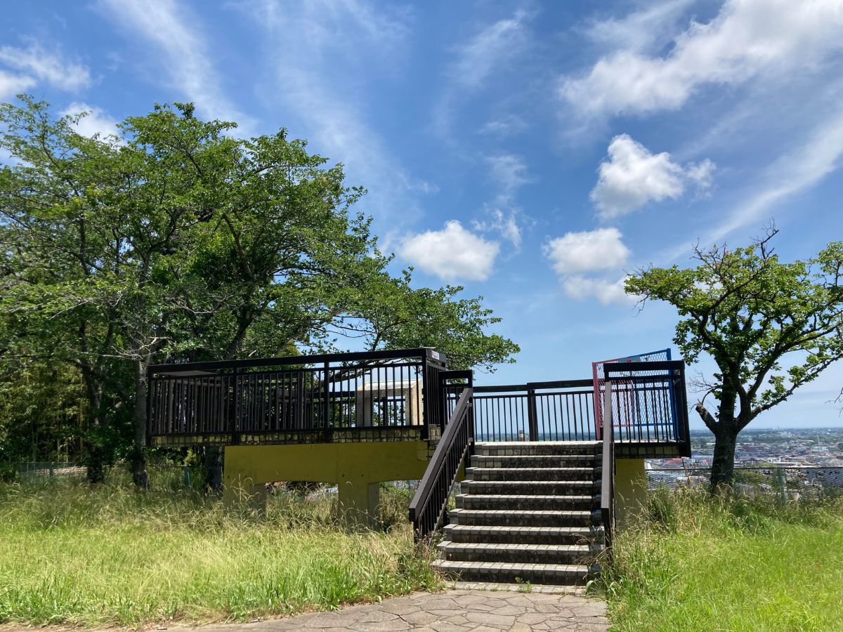 山王台公園の展望台