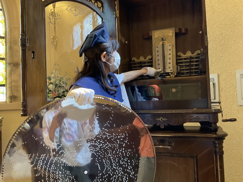 川奈ステンドグラス　オルゴールディスク