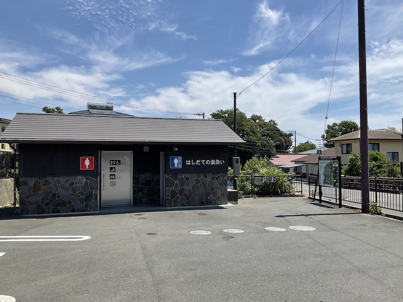 大淀小淀橋立の波洗駐車場