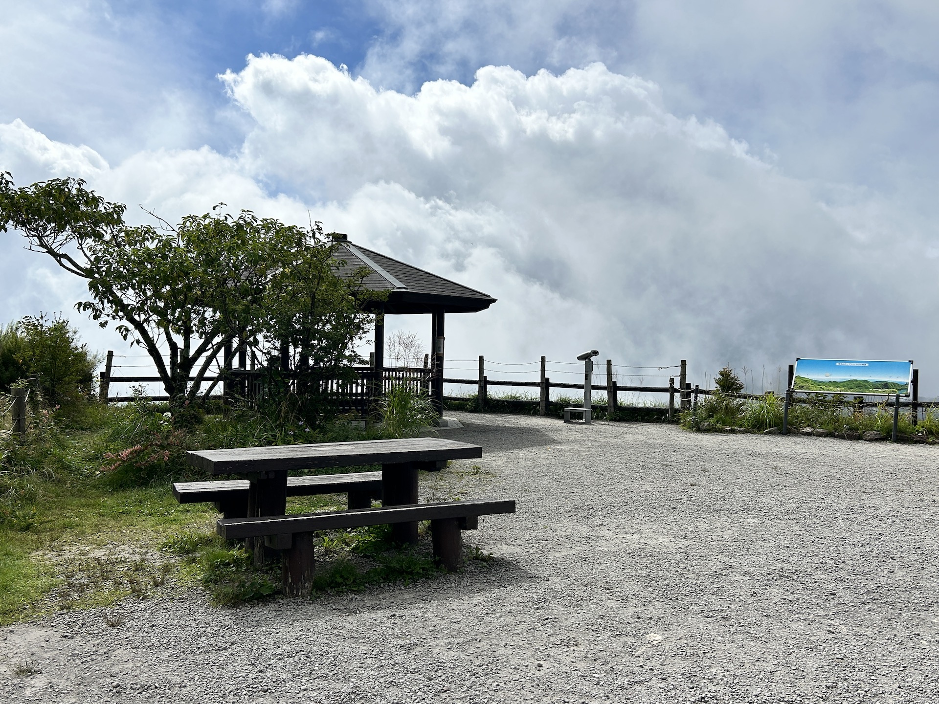 のんびりできる東屋