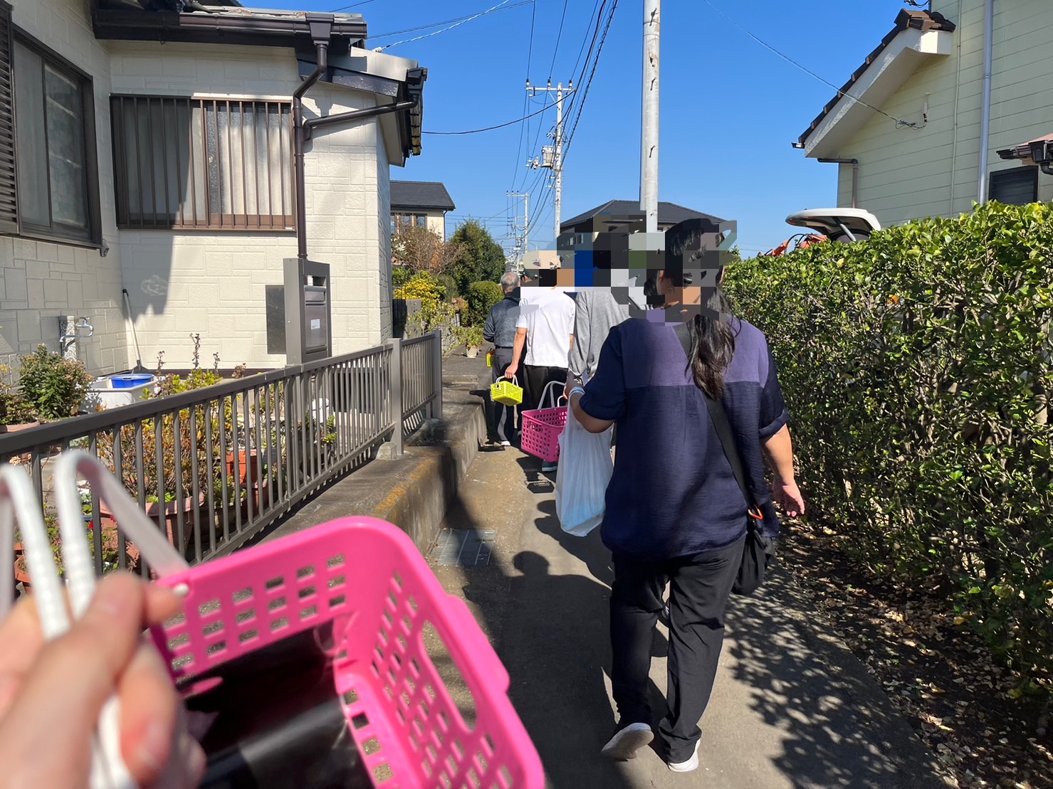 みかん畑に向かう道中