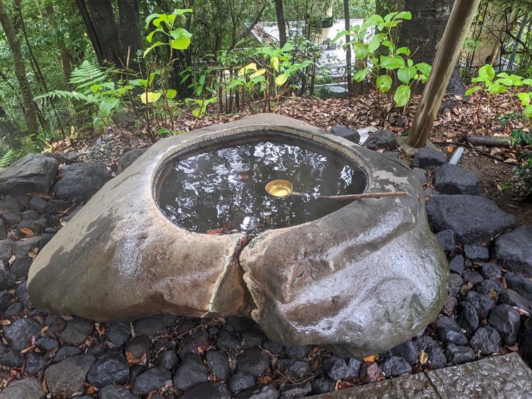 熊野神社の手水舎