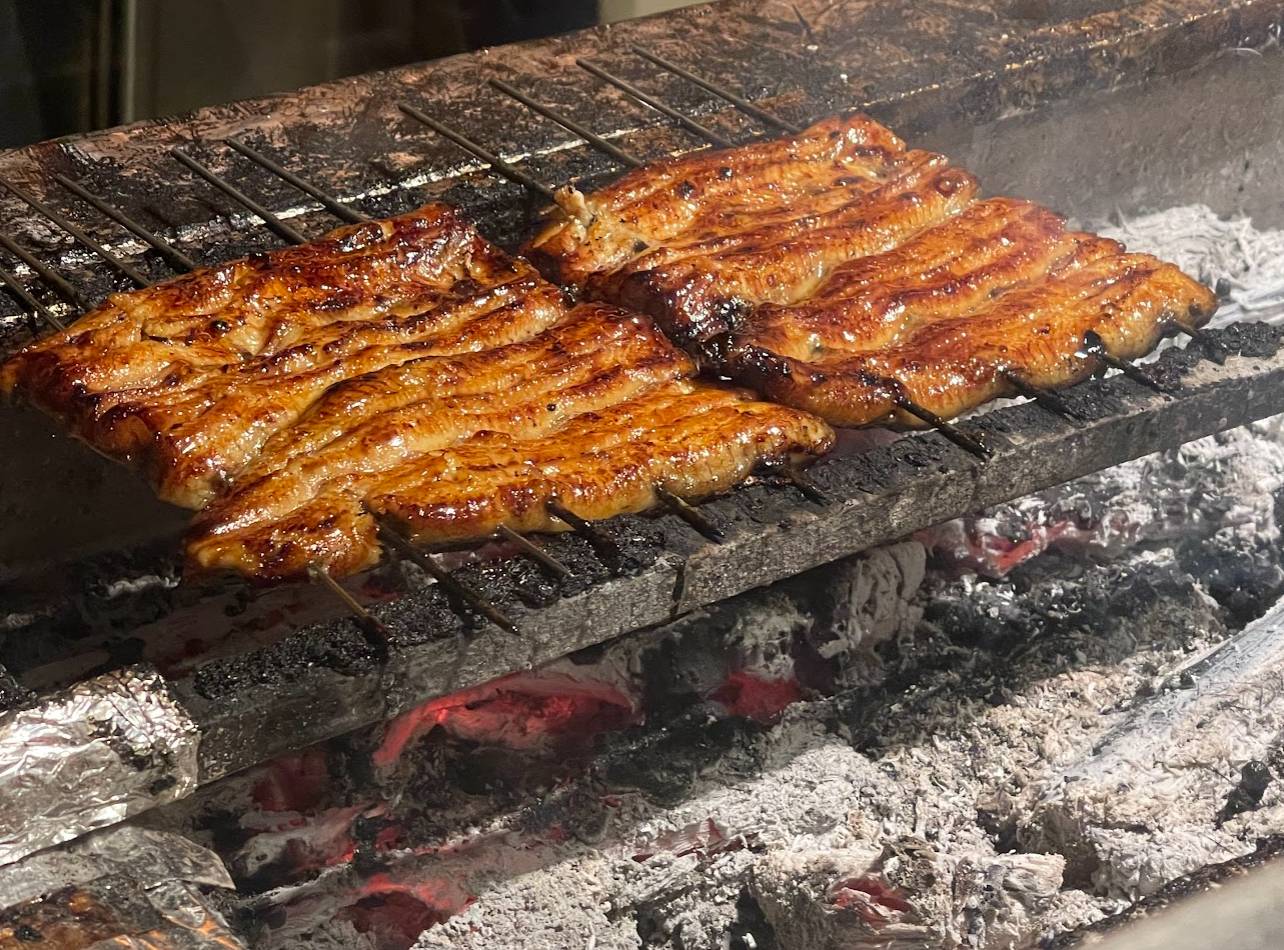 すみの坊の炭火焼の鰻