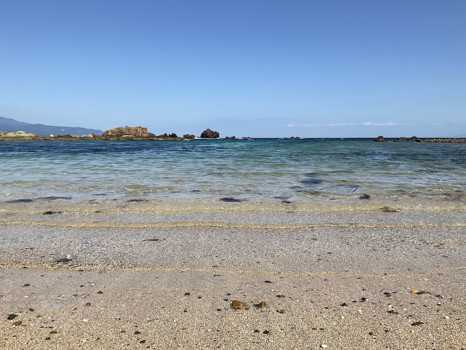 爪木崎　透明な海