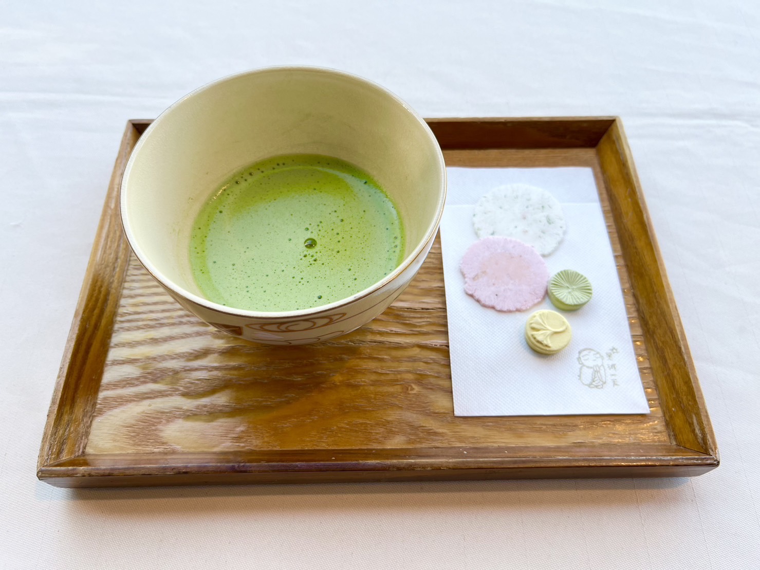 弁天茶屋の抹茶セット
