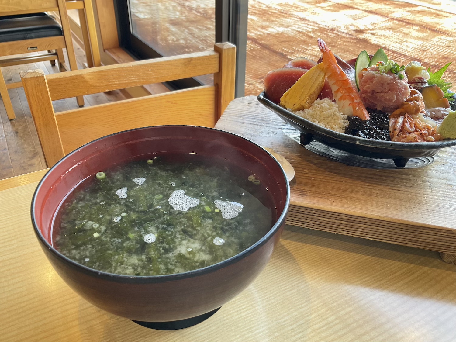 海女の小屋 青さ味噌汁