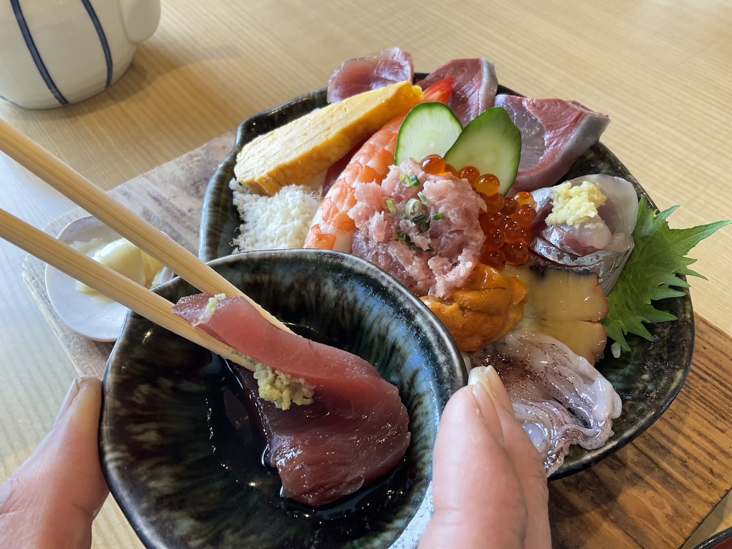 海女の小屋 お刺身