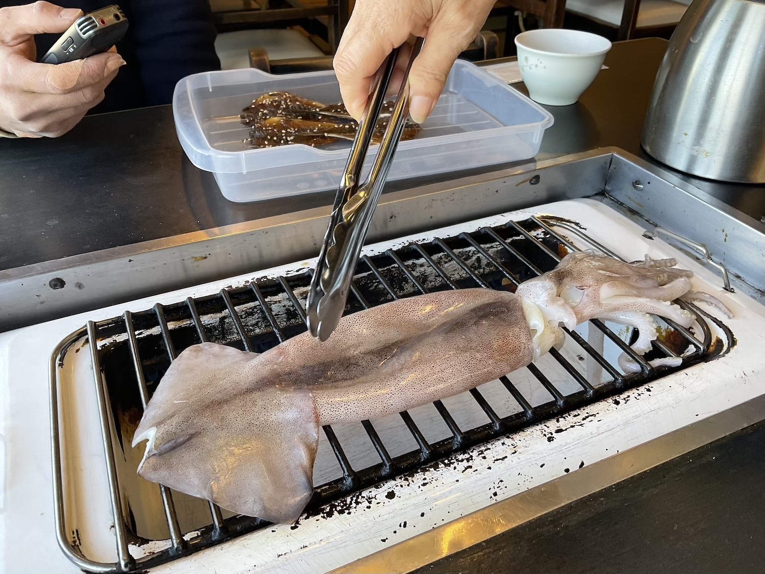 ふじいち　イカの丸焼き