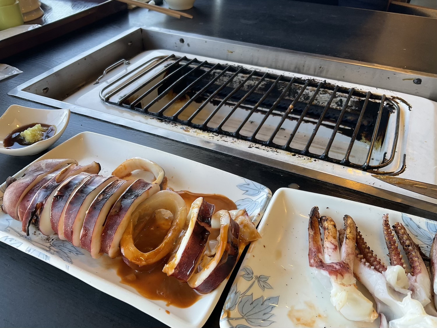 ふじいち　イカの丸焼き完成