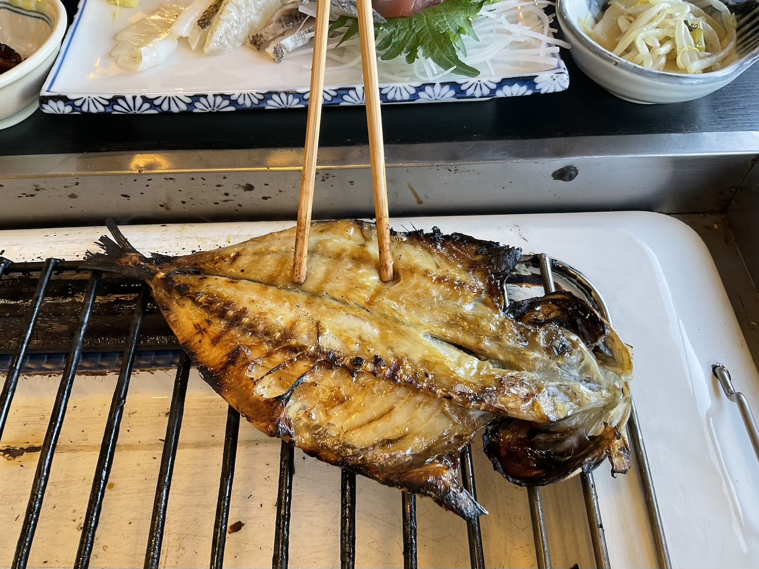 ふじいち　アジの開き完成