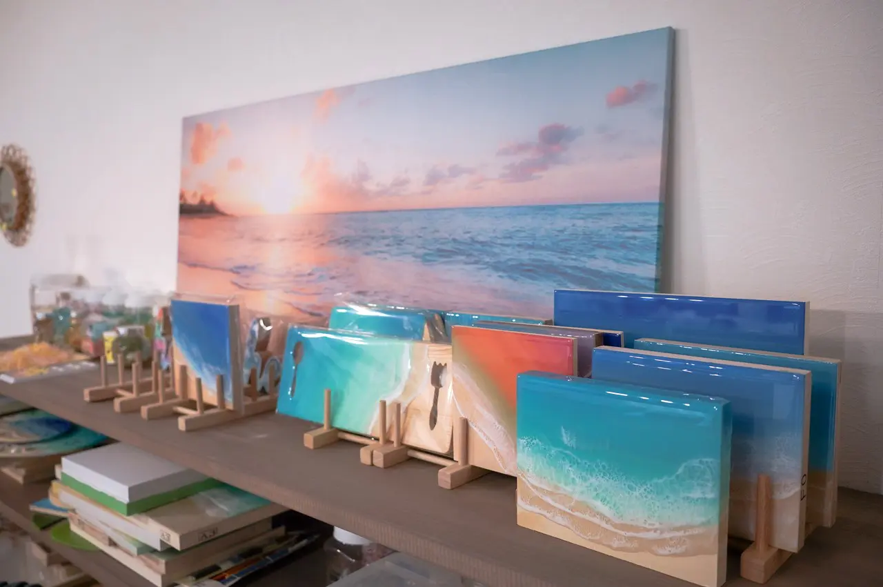 自分だけの海を形に～伊東「Kai Moani」で白波レジンアート体験 | たび