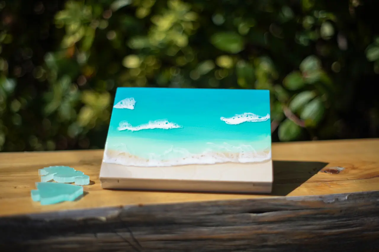 自分だけの海を形に～伊東「Kai Moani」で白波レジンアート体験 | たび