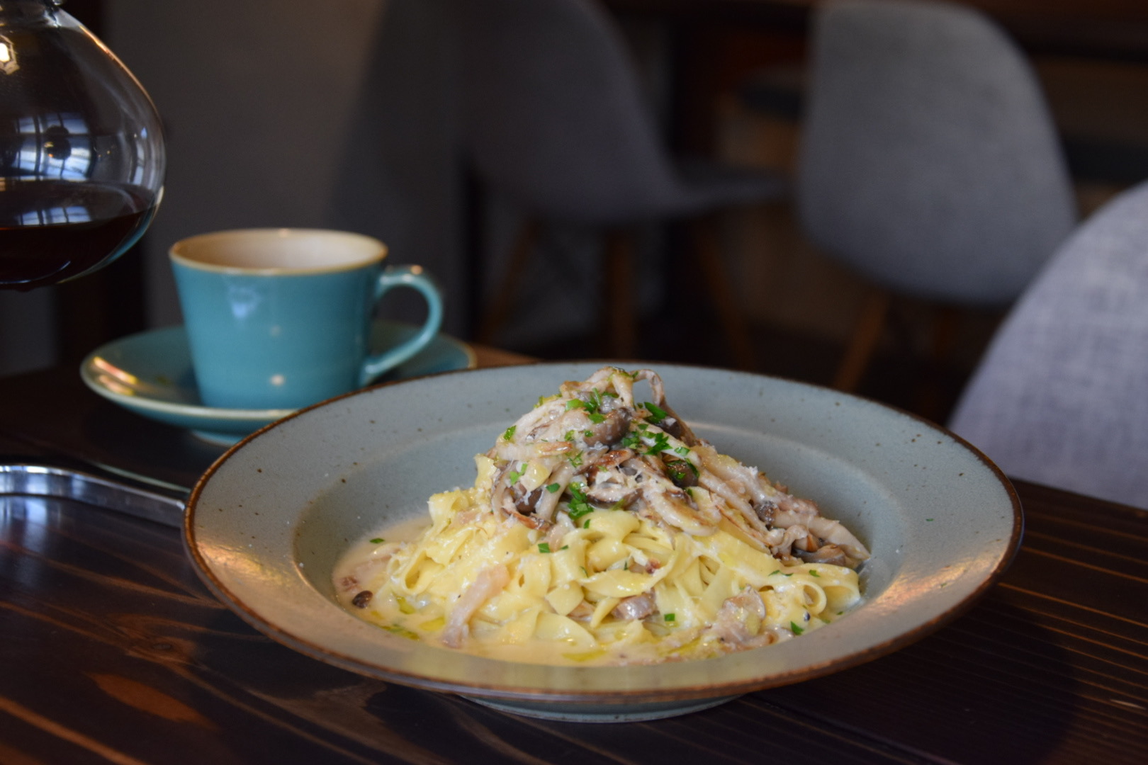 すずめのす_クリームパスタ