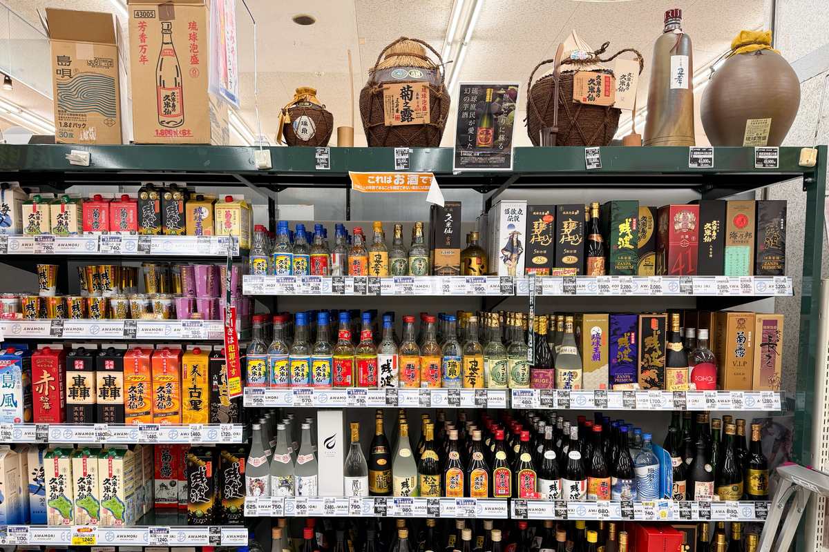 丸大の泡盛コーナー