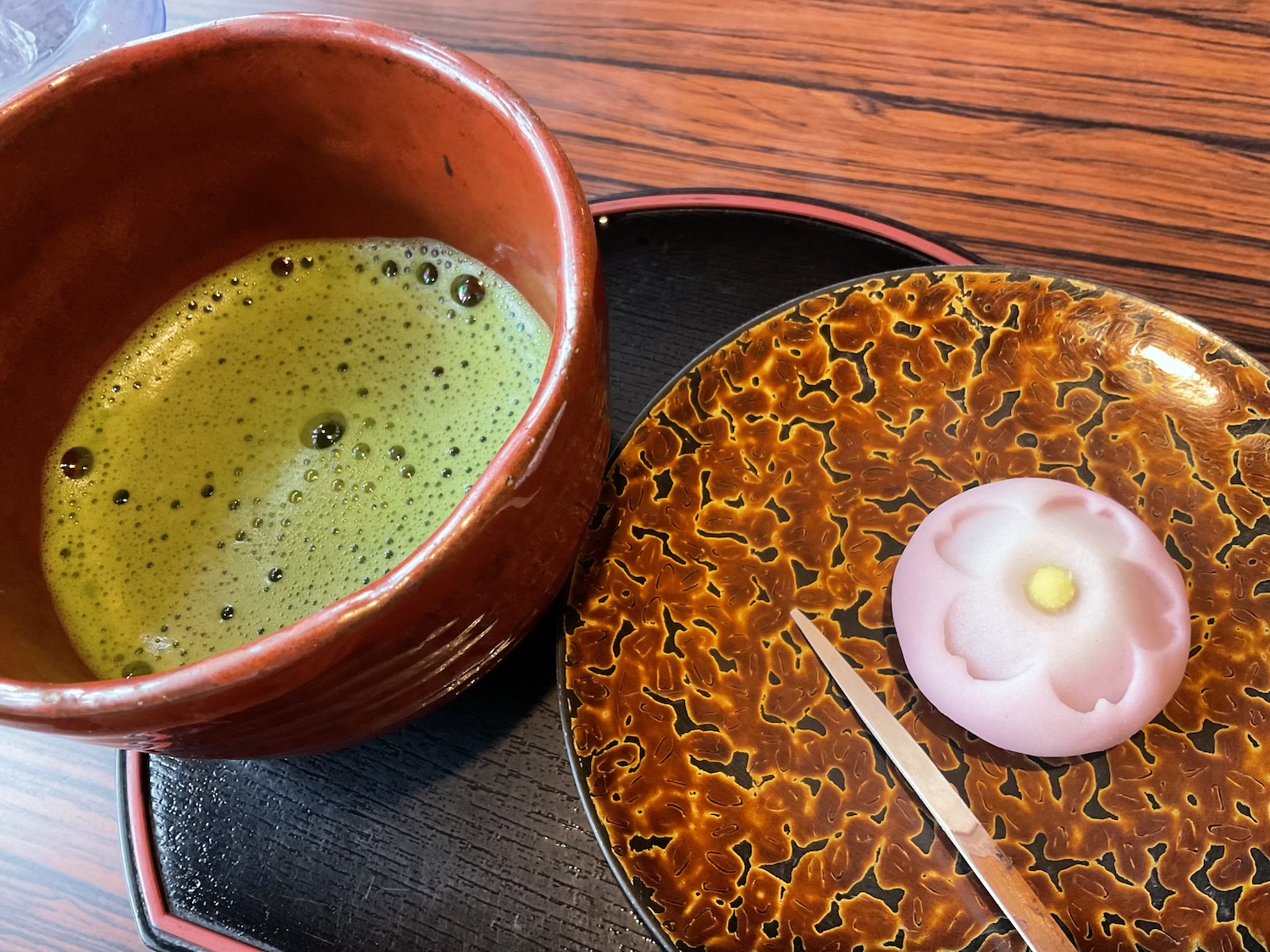 東海館喫茶室　抹茶セット