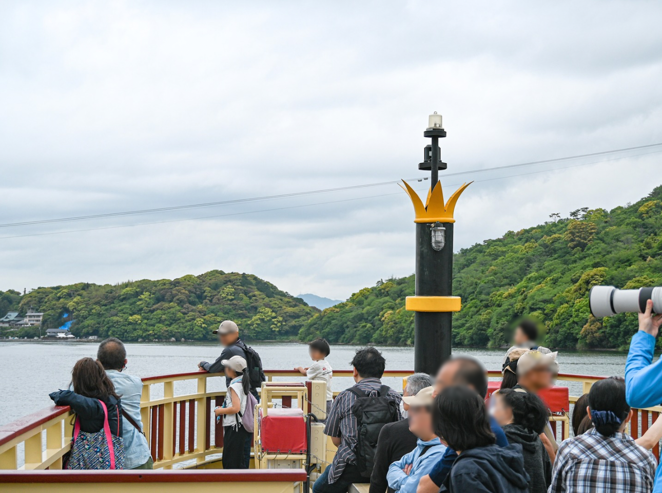 浜名湖遊覧船デッキ