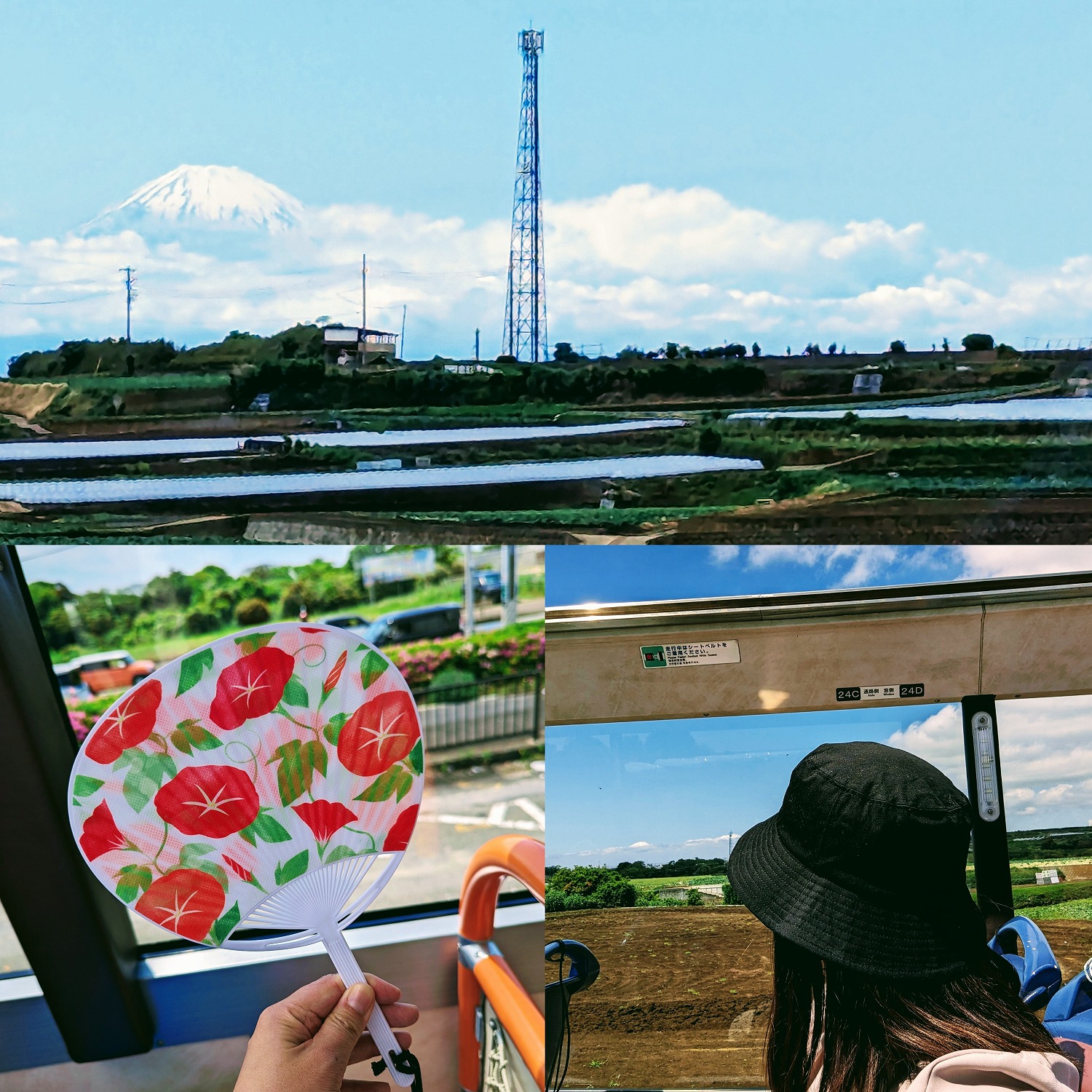 京急オープントップバス 富士山