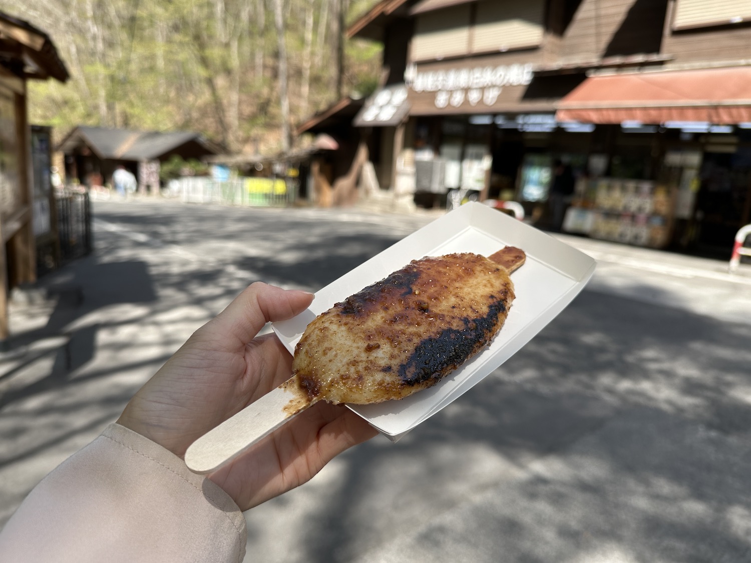 白糸の滝_五平餅