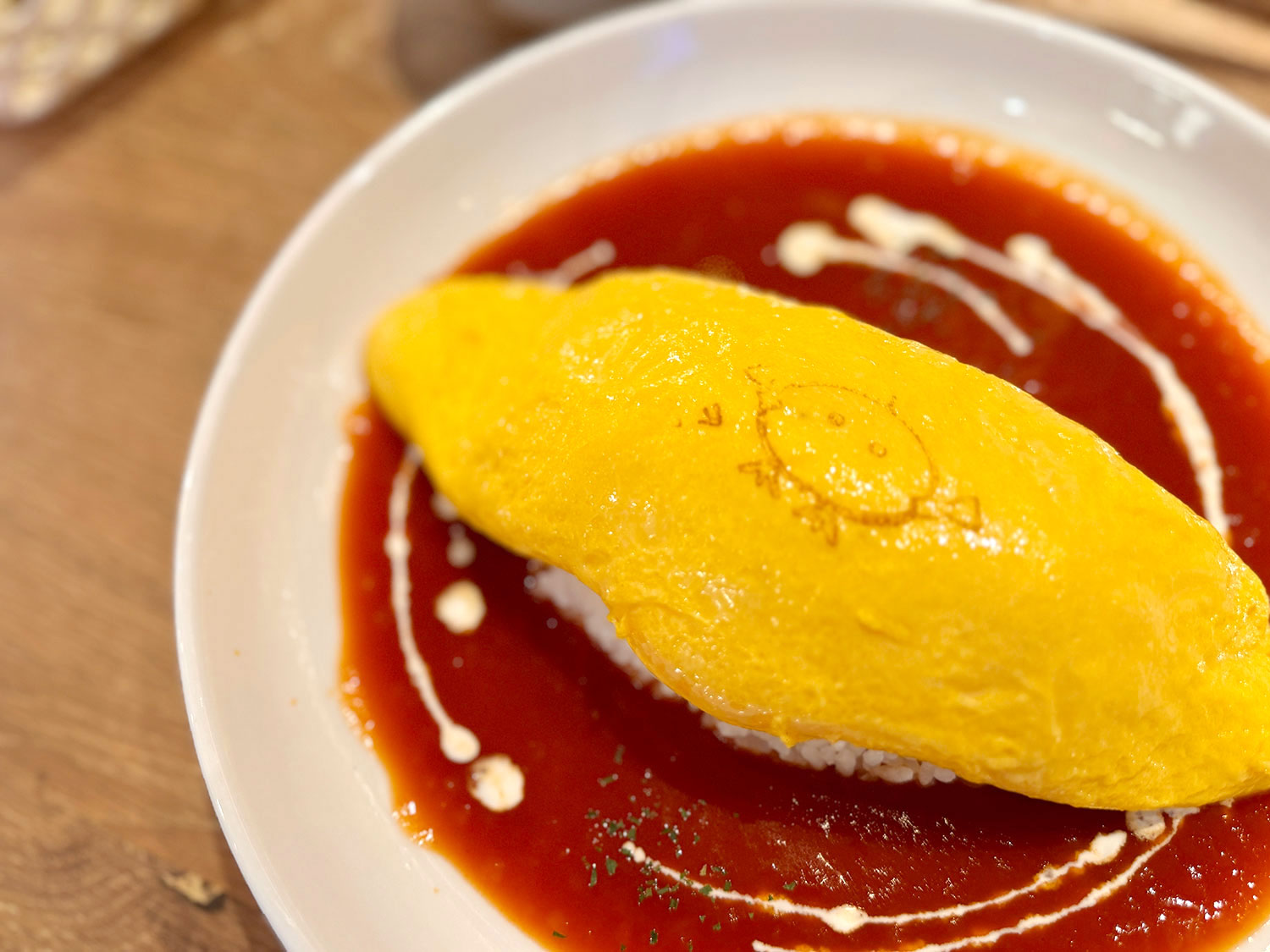 鉄板忠良のオムライス