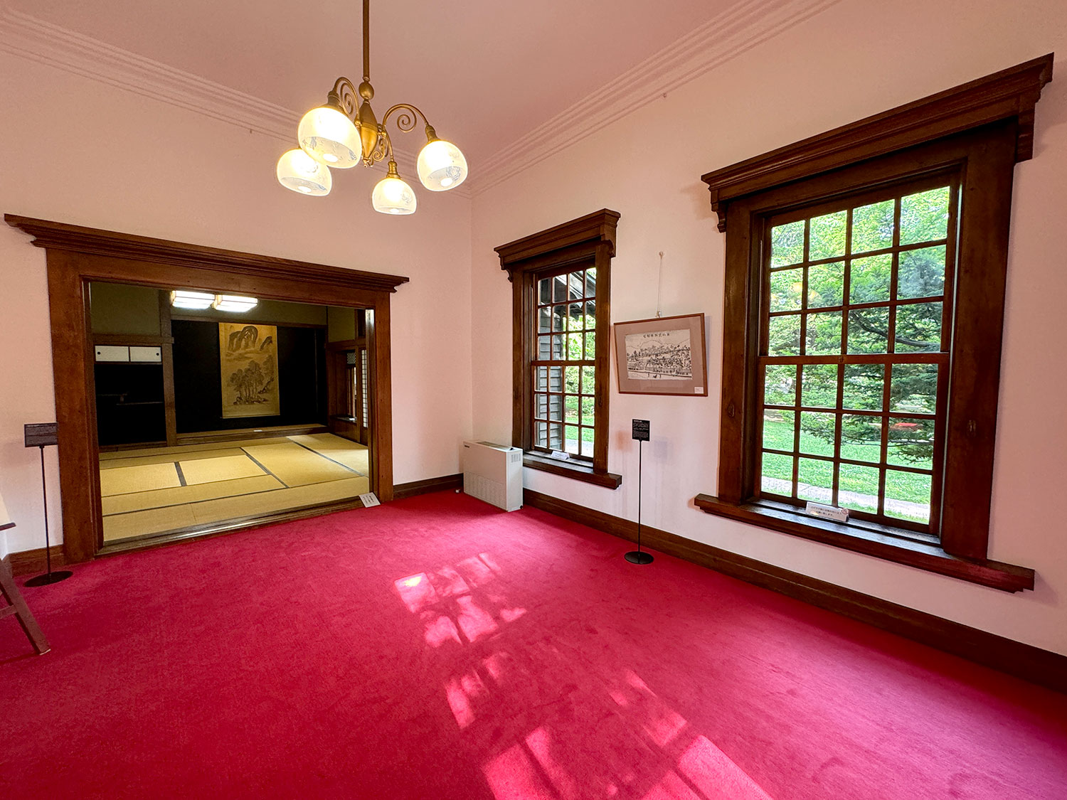 旧永山武四郎邸の応接室