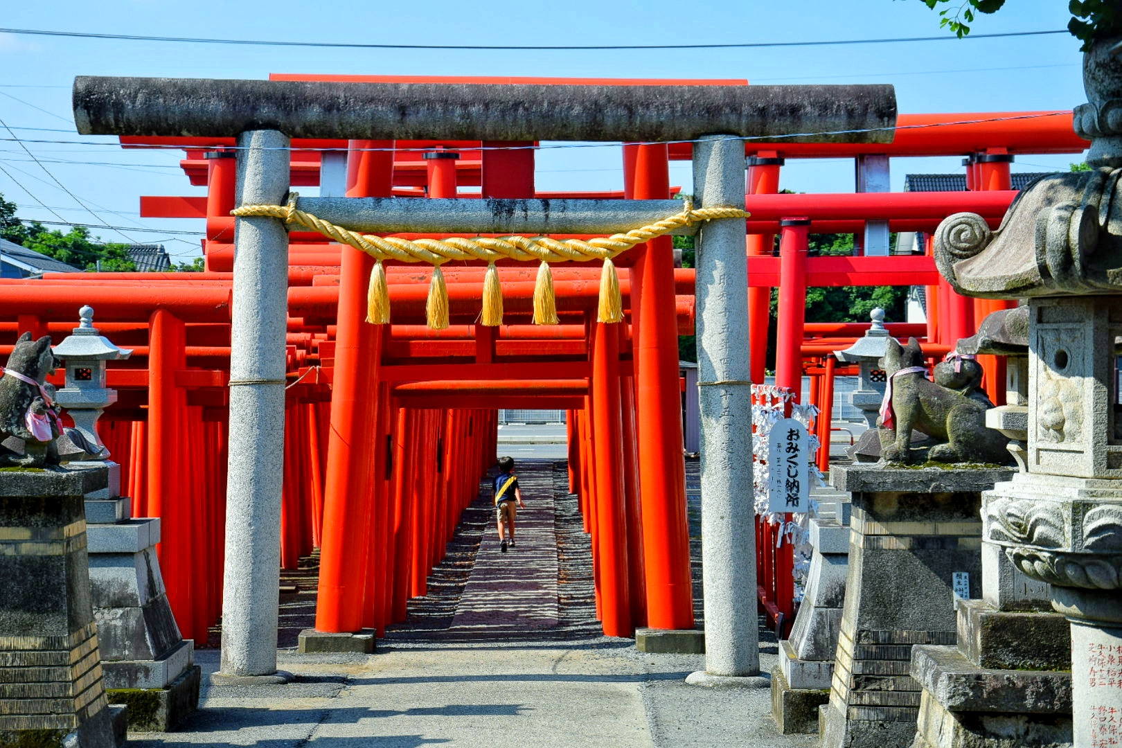 小泉稲荷神社_鳥居②
