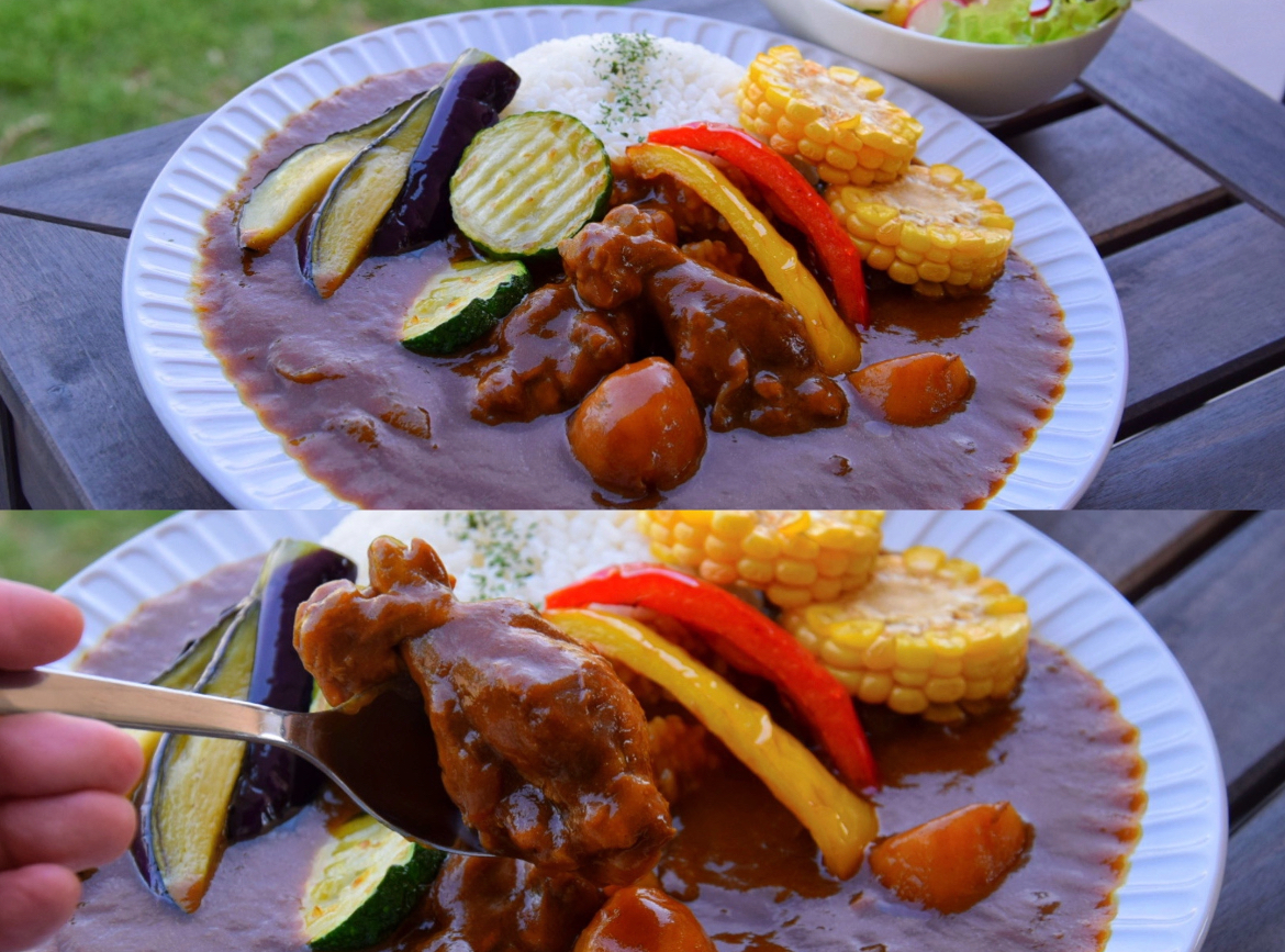 グリグリドッグカフェ_手羽元カレー