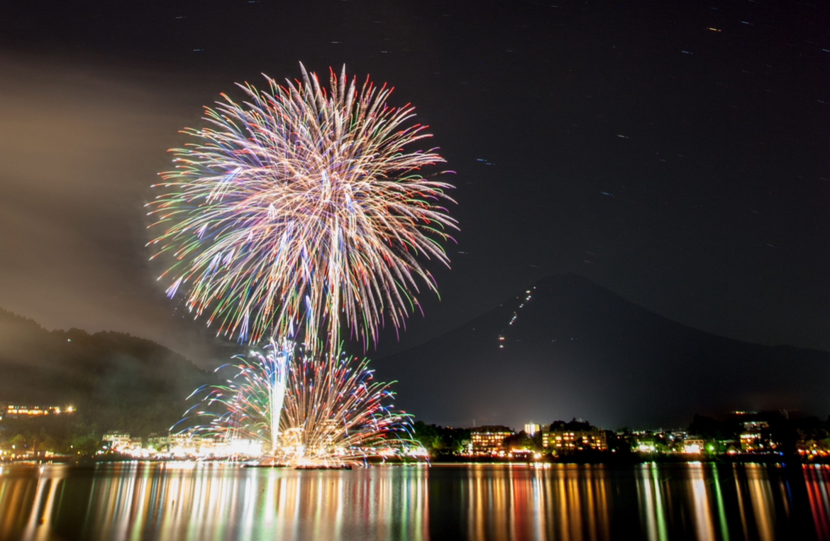 河口湖湖上祭①