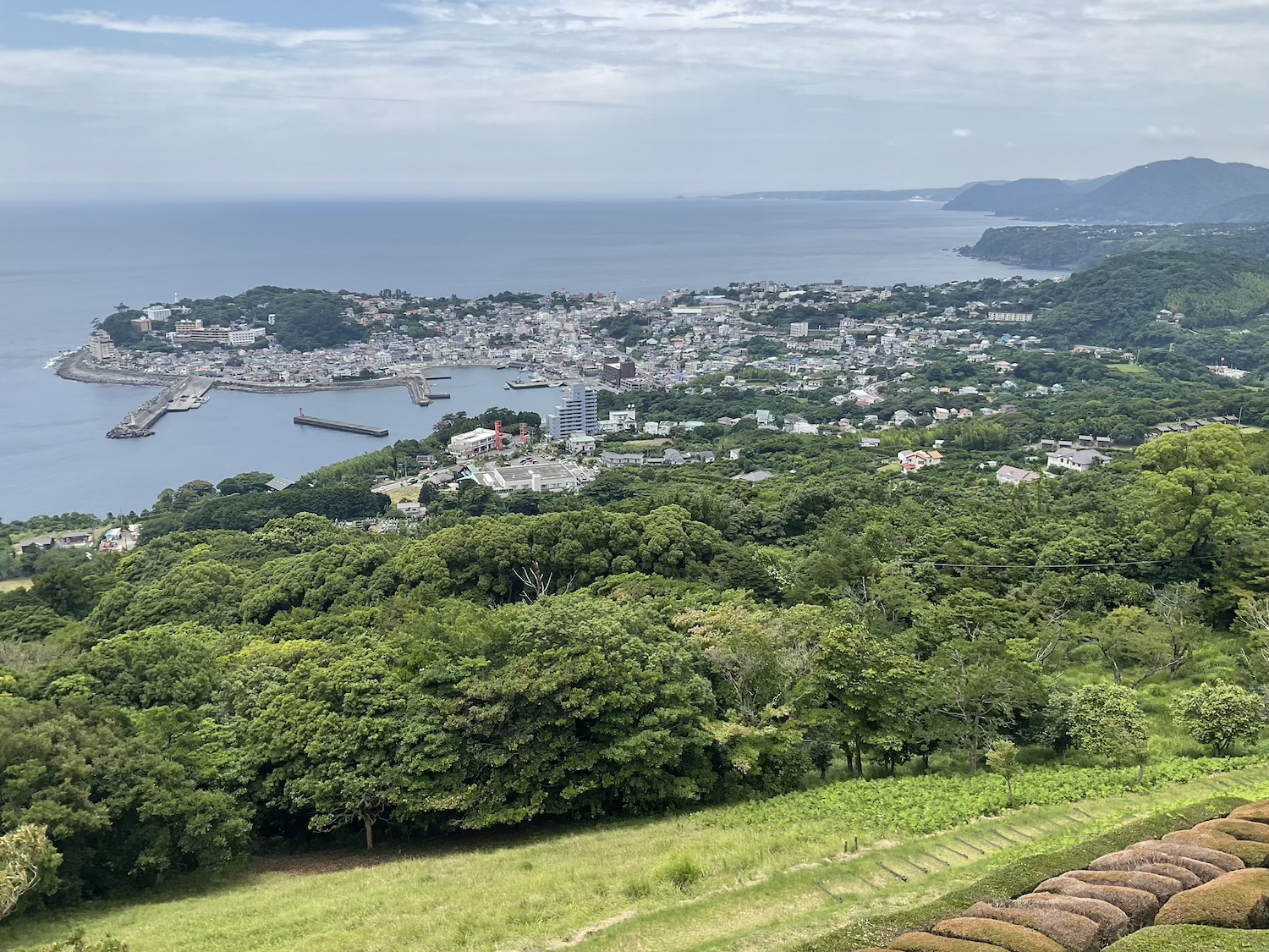 海に浮かぶ街、伊豆稲取。「稲取ふれあいの森 展望テラス」からの絶景を堪能