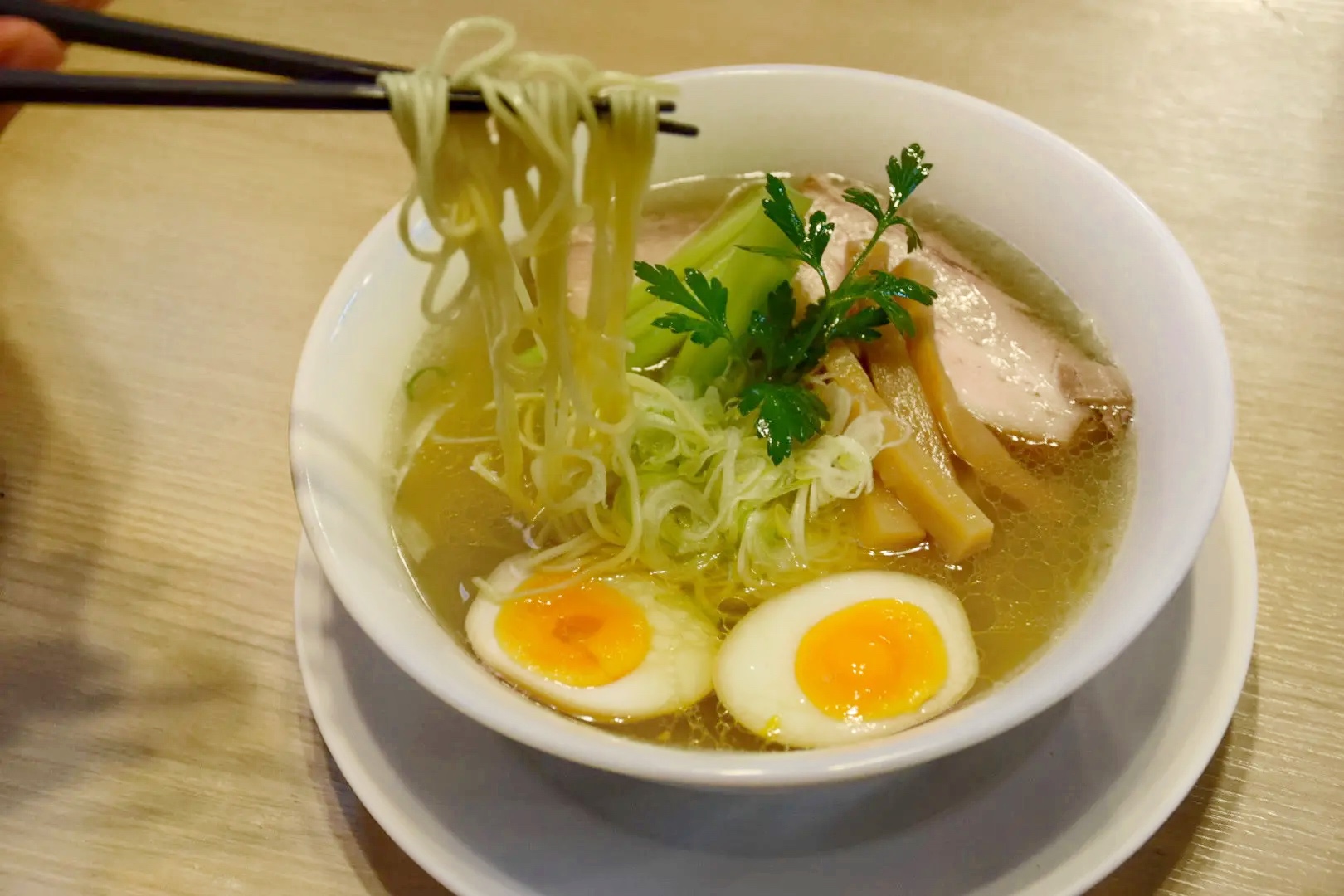 DININGれんげ_鯛だし塩そば②