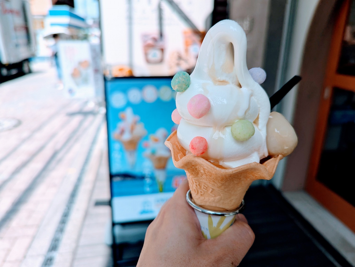 江の島だんご　ソフトクリーム1