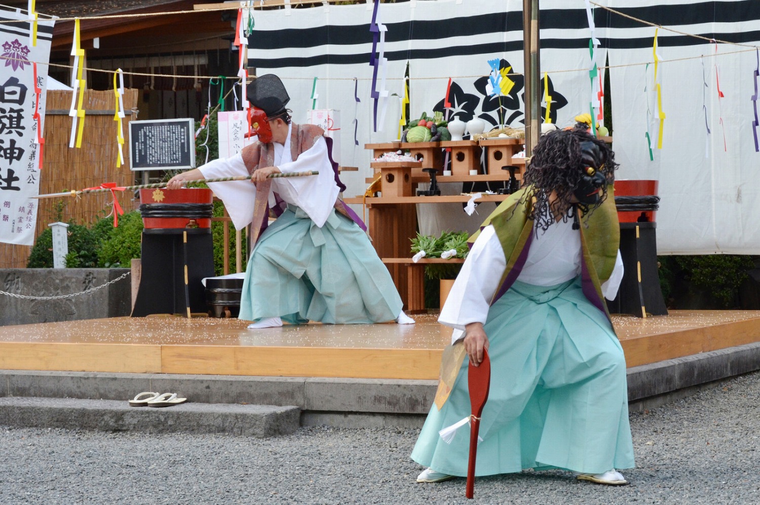 白旗神社　秋祭２