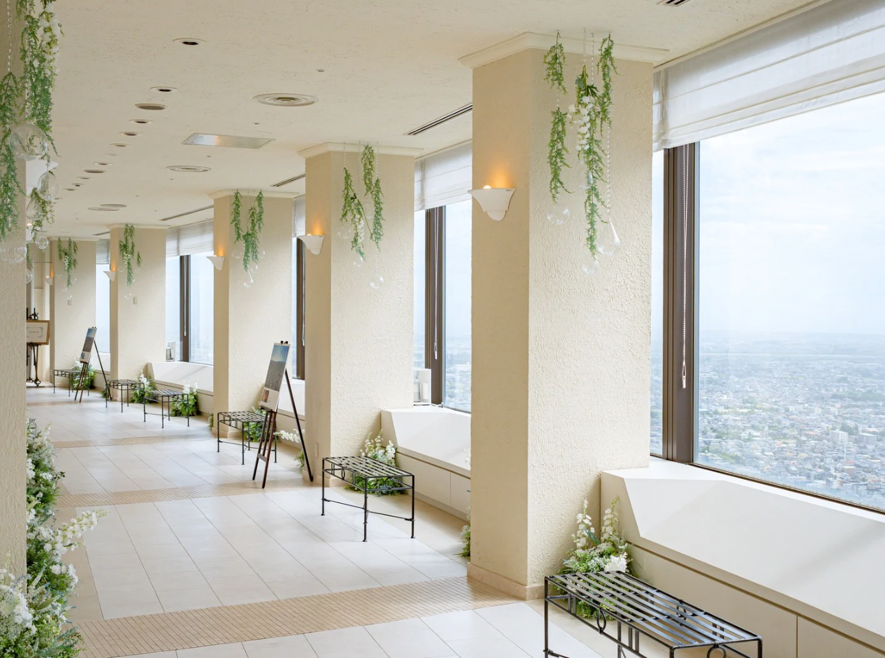 オークラアクトシティホテル浜松展望回廊_南側回廊