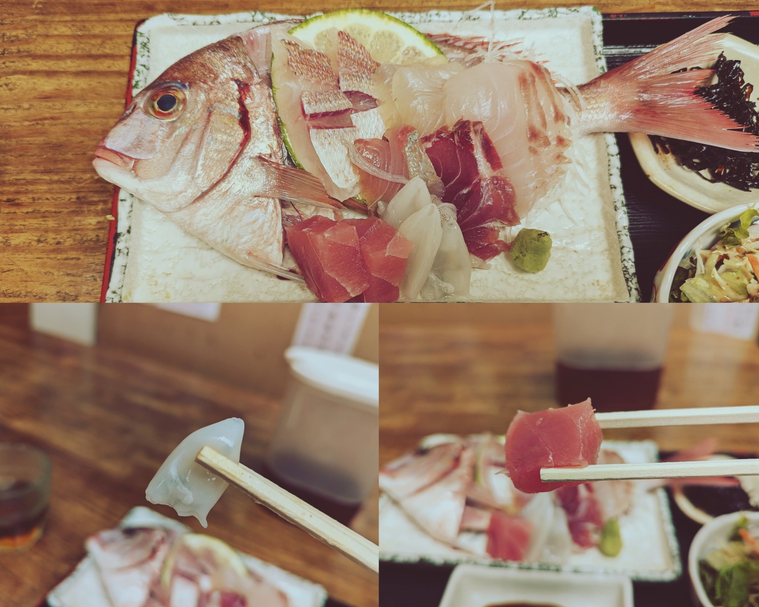 漁火亭　刺身定食
