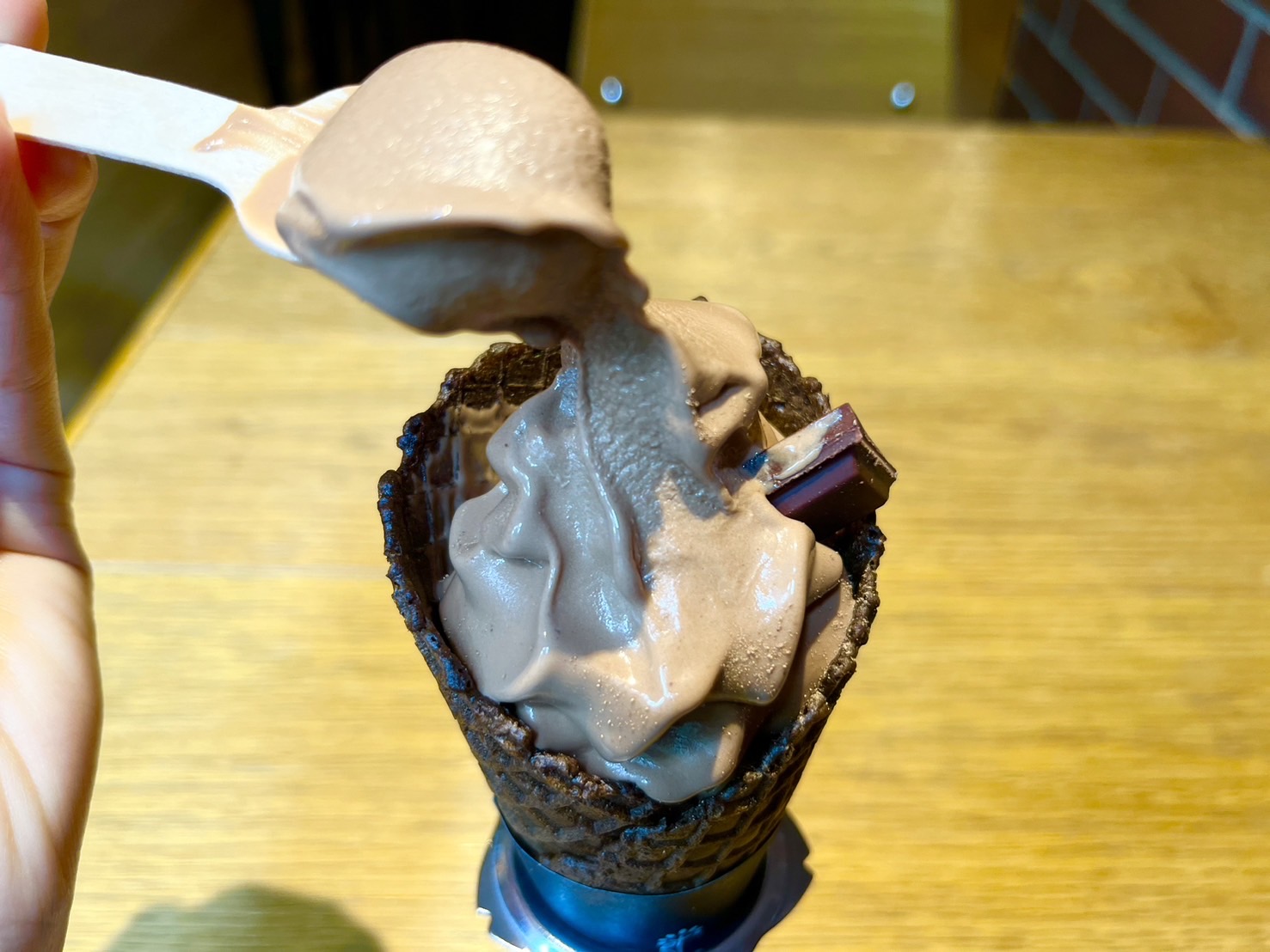 バニラビーンズソフトクリーム②