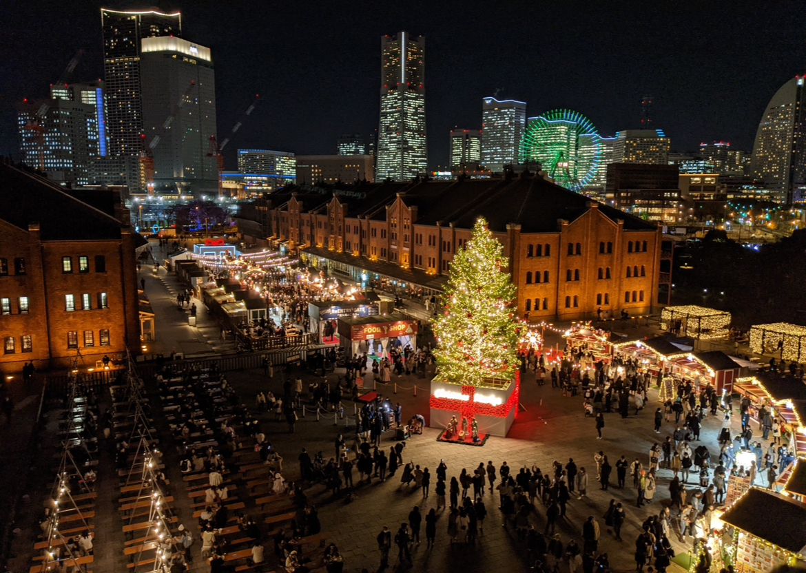 christmasmarketin横浜赤レンガ倉庫_イルミネーション