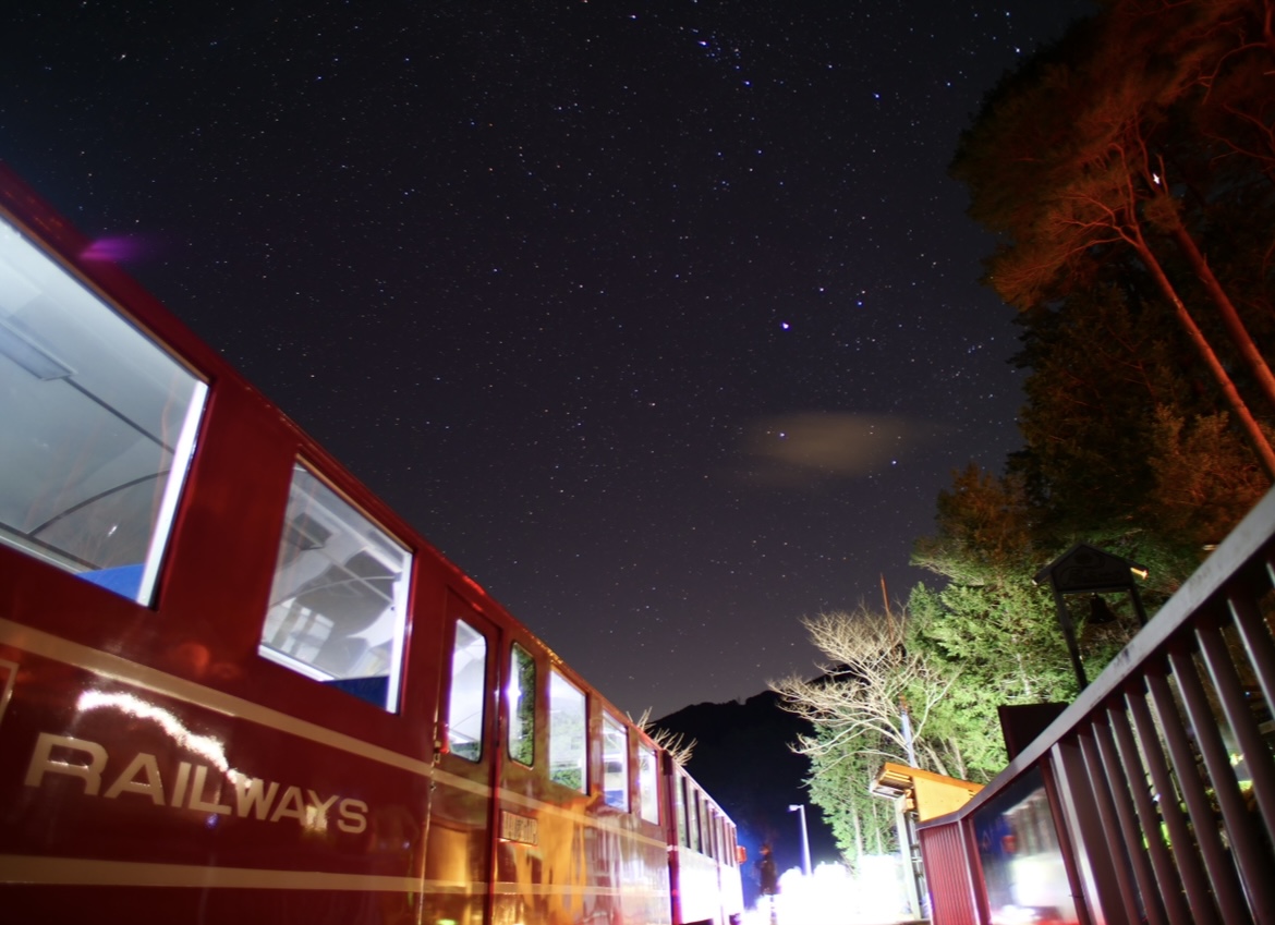 星空列車_奥大井湖上駅