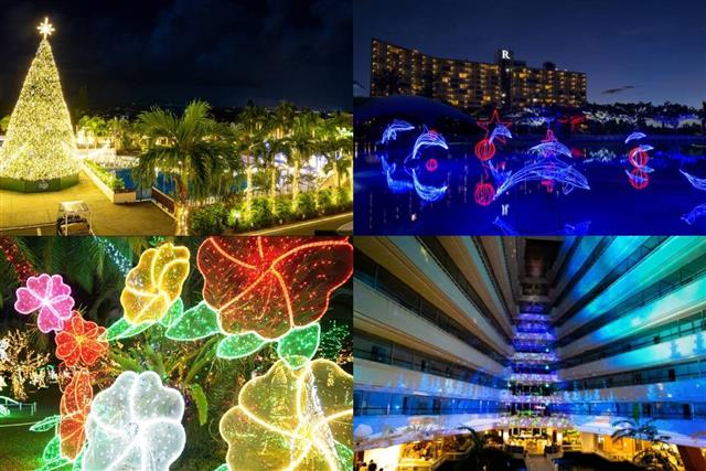 沖縄の人気イルミネーション7選!冬の夜を彩る幻想的な景色を見に行こう