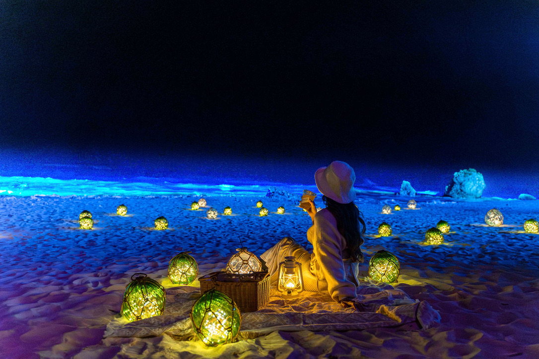 イルミーバンタ　海辺の夜あかり