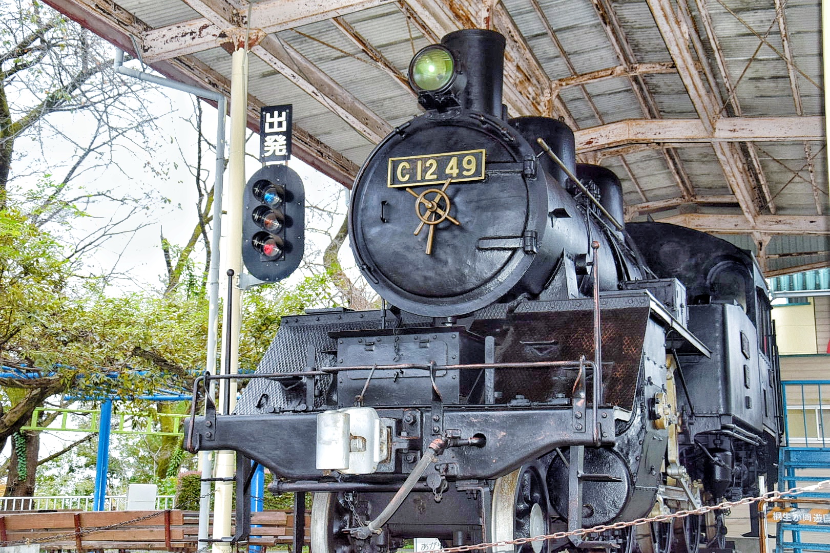 アースケア桐生が岡遊園地_蒸気機関車