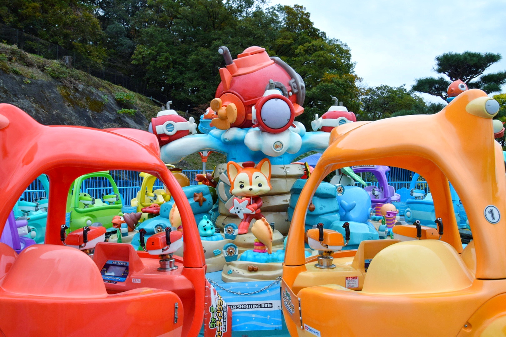 アースケア桐生が岡遊園地_ウォーターシューティングライド