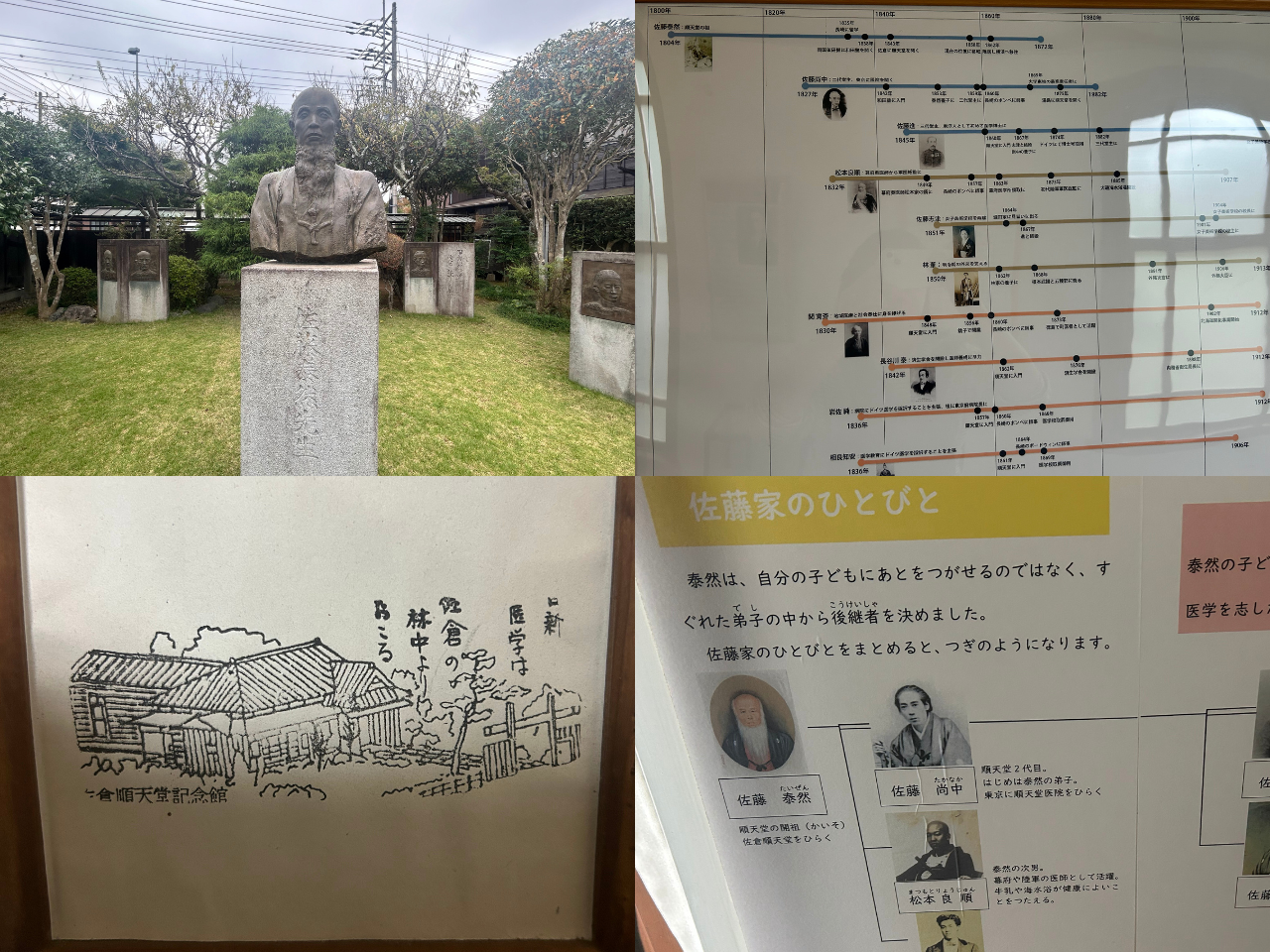 佐倉順天堂記念館の展示内容
