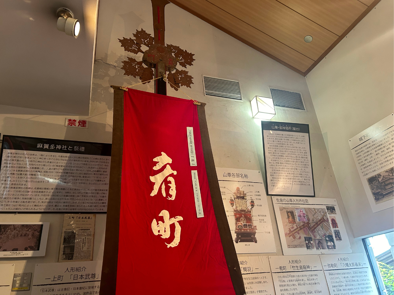 佐倉新町おはやし館の展示