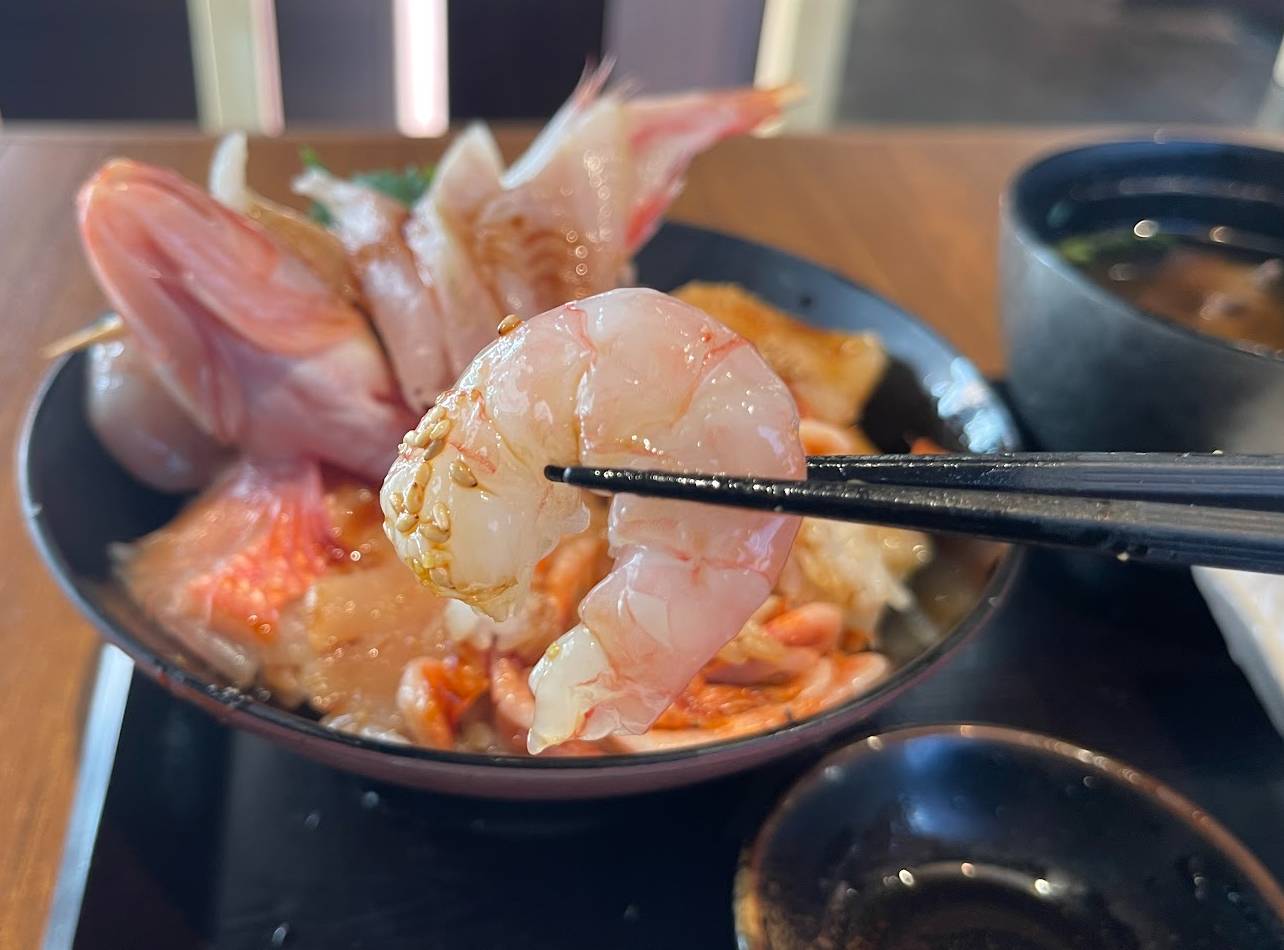 海鮮丼佐政本エビ