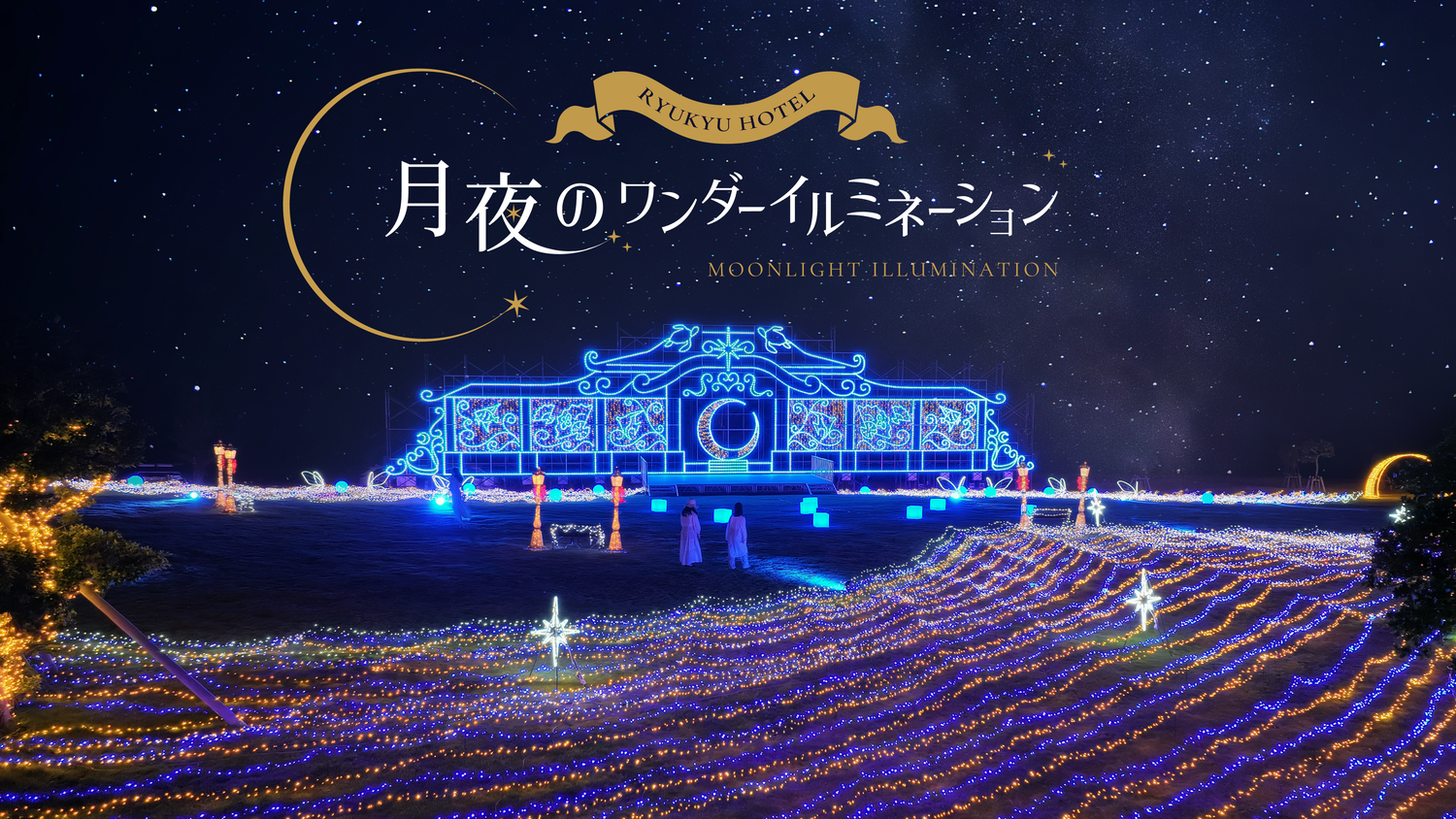 月夜のワンダーイルミネーション